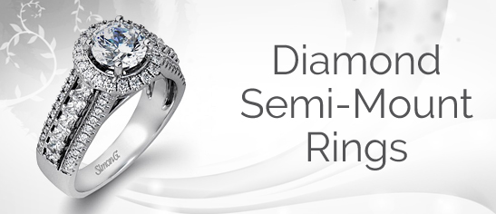 Diamond Semi Mount Rings