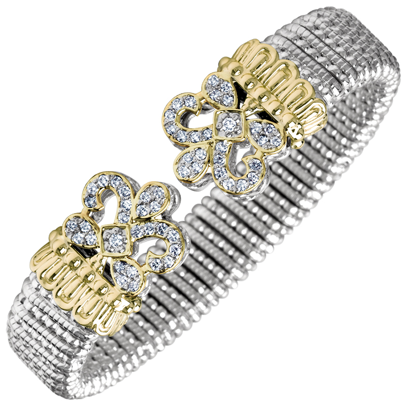 Sterling Silver Diamond Bangle Bracelet 00117001852